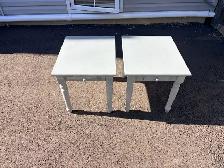 Two bed side/night tables for sale for $45