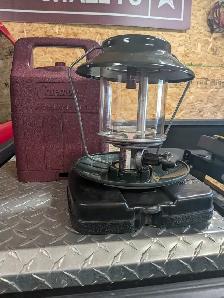 Coleman propane lantern in case