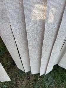 vertical blinds taupe in color