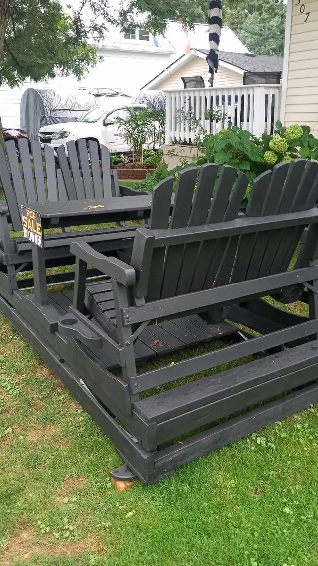 Solid wood Glider Swing