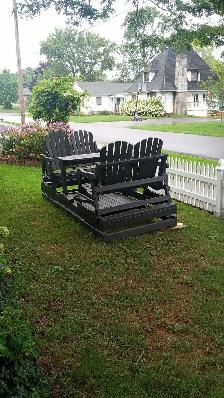 Solid wood Glider Swing - Photo 2
