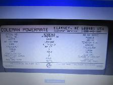 COLMAN 6250 WATT GENERATOR - Photo 5