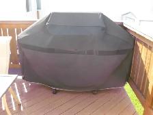Gas fired 3  burner barbecue.