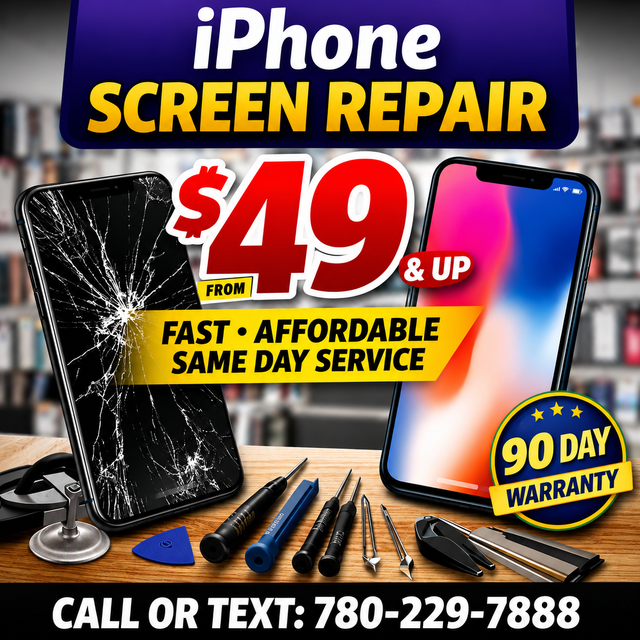 iPhone Screen Repair From $49 – 1 Hour Service