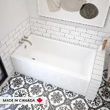 MAAX Rubix 6032 Bathtub - Brand New in Box - 60x32 Acrylic, Left