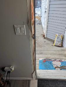 cracked door frame or door,  no problem contact uswe will repa - Photo 7