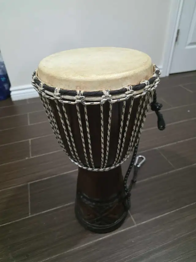 20' Hand-Carved Wooden Djembe Drum (9' Head)