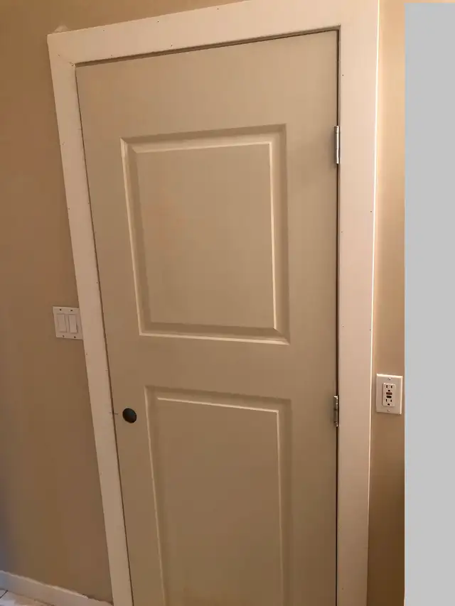 Selling -INSTALLING Primed white new Interior doors.  install .