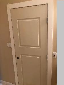 Selling -INSTALLING Primed white new Interior doors.  install .