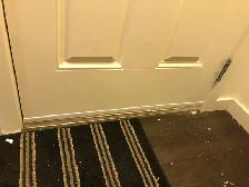 Threshold repair, door seal, Door closing problems, cracked door - Photo 2