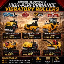 Finance! CAEL Vibratory Roller – Effective Soil and Asphalt Comp