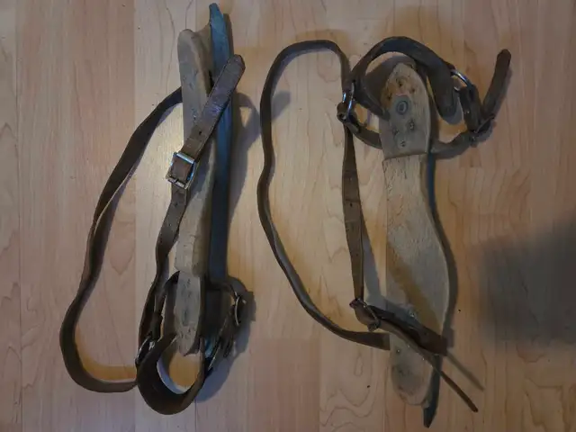 1891  complete antique  ice skates