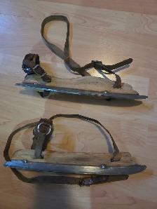 1891  complete antique  ice skates - Photo 3