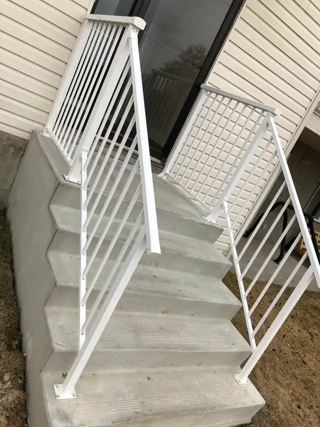 Top-Q Aluminum welded deck railing, no maintenance, deck railing