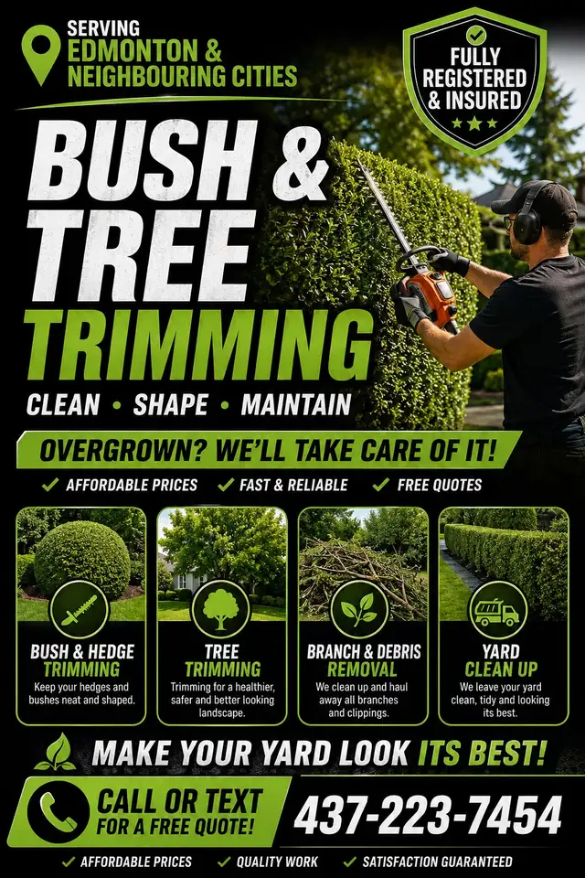 TREE & BUSH TRIMMING