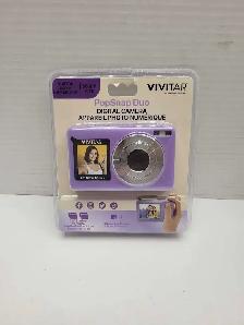 Vivitar Popsnap Duo Digital Camera NEW Lilac Purple