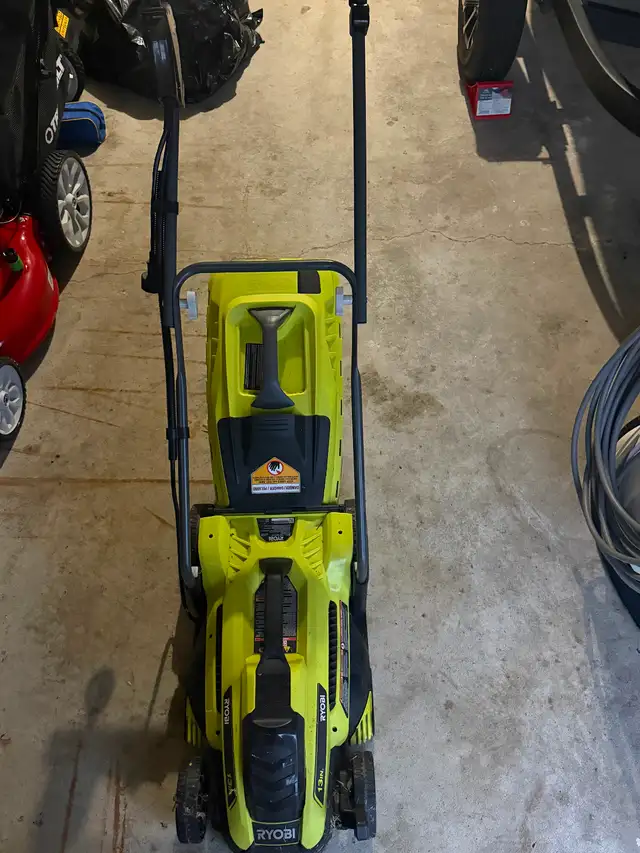 RYOBI electric lawn mower