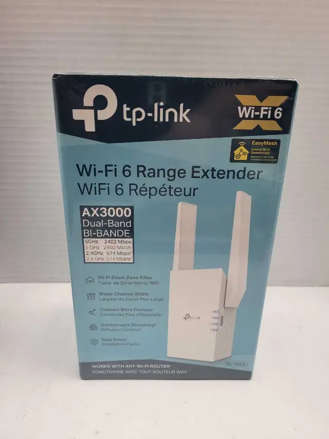 TP Link Wi-fi 6 Range Extender NEW