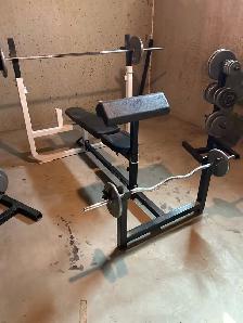 Home gym weight set