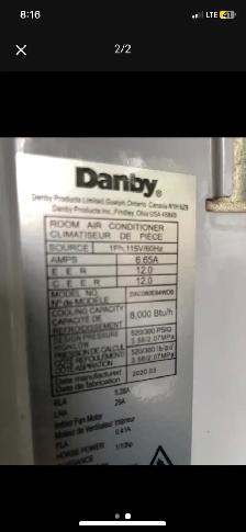 DANBY 8000 BTU AIR CONDITIONER - Photo 2