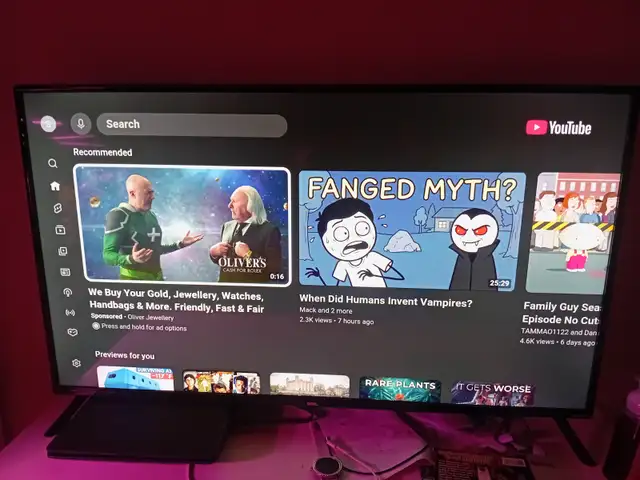 As New Roku tv with voice remote