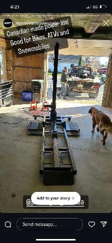 Snowmobile Storage Lift - Photo 8