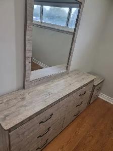 Queen Storage Bed with Dresser and Mirror - Photo 4