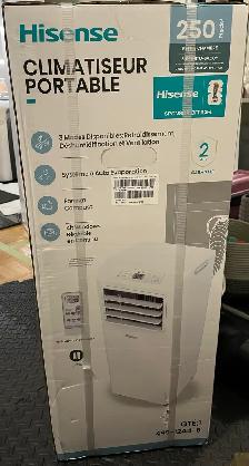 Brand New Sealed Hisense Portable Air Conditioner (With Receipt) - Photo 2