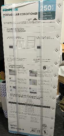 Brand New Sealed Hisense Portable Air Conditioner (With Receipt) - Photo 3