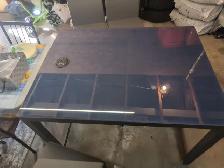 Glass top table and four chairs - Photo 3
