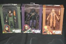 NECA PLANET OF THE APES SERIES 1 CORNELIUS, GORILLA, DR ZAIUS