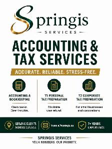 Accounting | Bookkeeping | T1 & T2 Tax Preparation