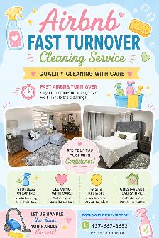 Airbnb turnover cleaning