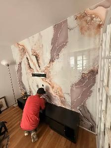 installâtion tv mural & LED & cash fils electric - Photo 6