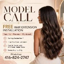 FREE Hair Extension Installation – Models Needed