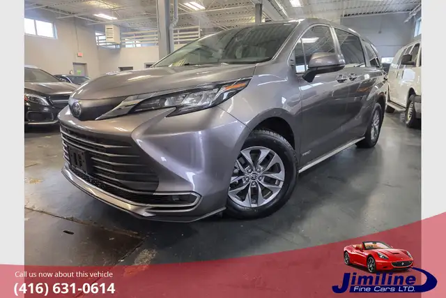 2021 Toyota Sienna Hybrid XLE PACKAGE HYBRIDLE LEATHER SUNROOF A