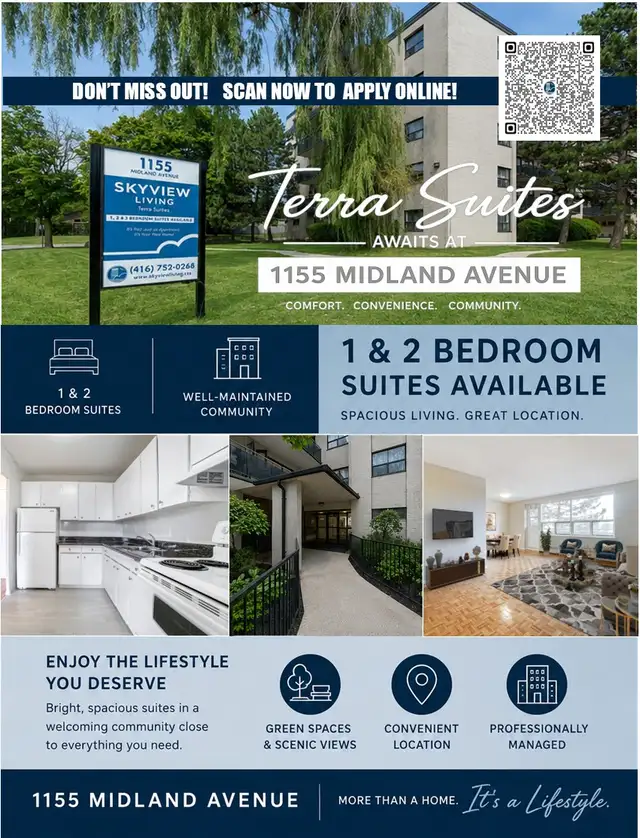 LARGE 2 BEDROOMS AVAILABLE NOW! INDOOR PARKING