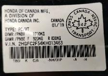 2019 Honda Civic LX 78 KM CERTIFIED-WARRANTY - Photo 19