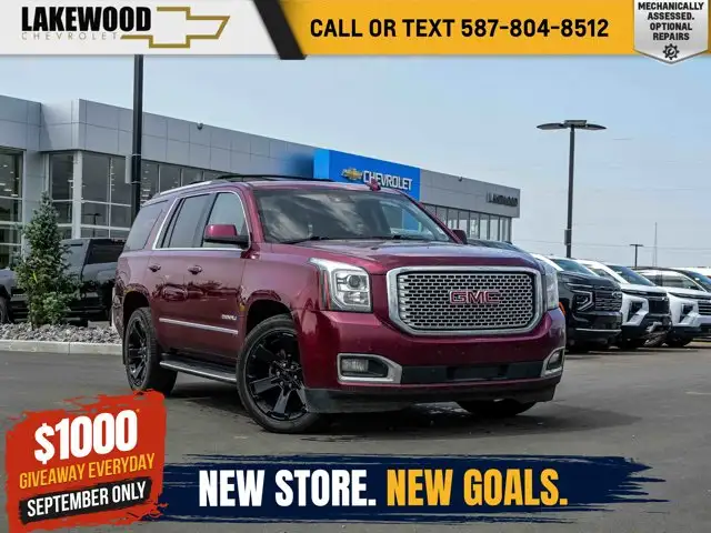2017 GMC Yukon Denali AWD 6.2L 7 Passenger | Power Sunroof