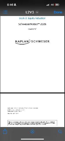 PDF 2026 CFA Level II Kaplan Schweser Notes - Photo 2