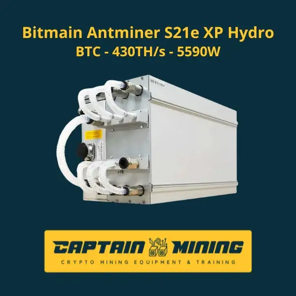Antminer S21e XP Hydro 430T — Your first hydro miner