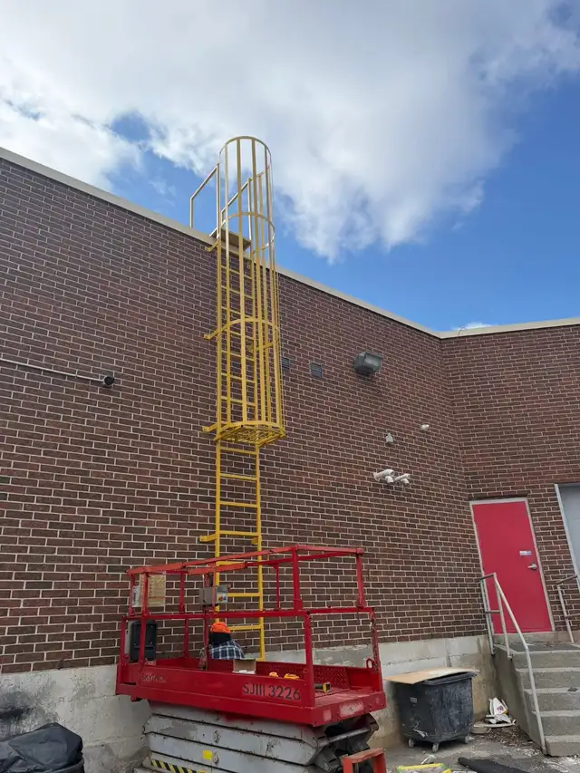 Fixed Roof Access Ladders, Bollards Installation, Supply