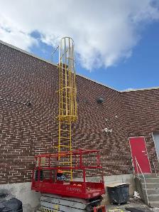 Fixed Roof Access Ladders, Bollards Installation, Supply