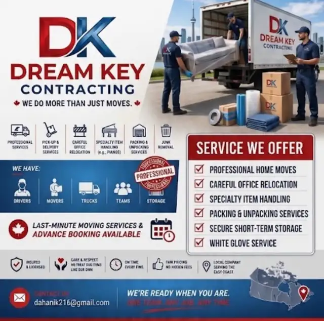 Same-Day Moving, Painting, Junk Removal & Construction Services