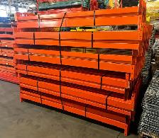 Used Redirack Beams 8’ L x 4" for Pallet Racking Warehouse Rack - Photo 4