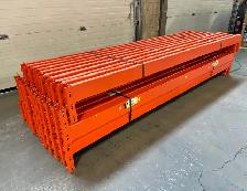 Used Redirack Beams 8’ L x 4" for Pallet Racking Warehouse Rack - Photo 5