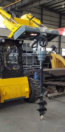 NEW SKID STEER AUGER POST HOLE DIGGER 9″ & 12″ DRILL