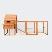 NEW WOODEN CHICKEN RUN & NESTING BOX C1054L - Photo 2