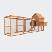 NEW WOODEN CHICKEN RUN & NESTING BOX C1054L - Photo 4
