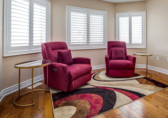 Electric Recliner Chairs - Red Velvet